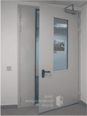 Установленная противопожарная дверь Зеррус — пример 2